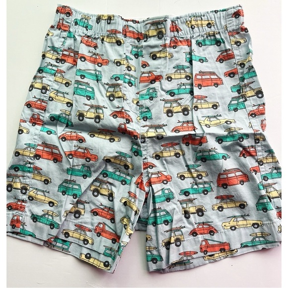 J. Crew Crewcuts • NWT Boys Boxers Blue Kids Car with Surfboard - Picture 2 of 5